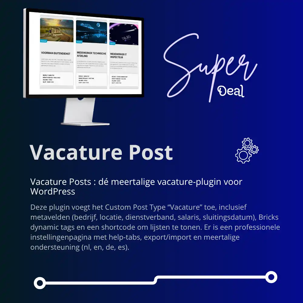 Vacature Posts