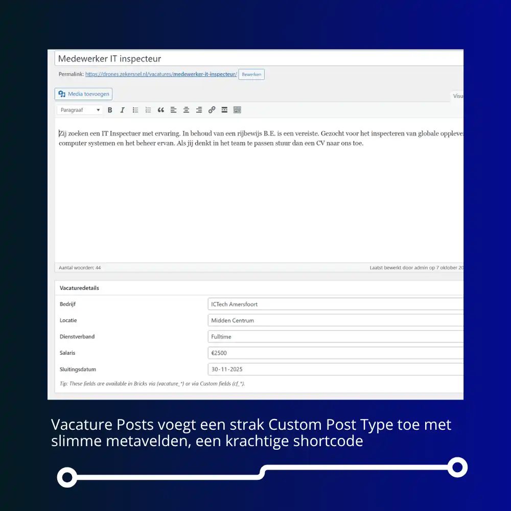 Vacature Posts - Afbeelding 3